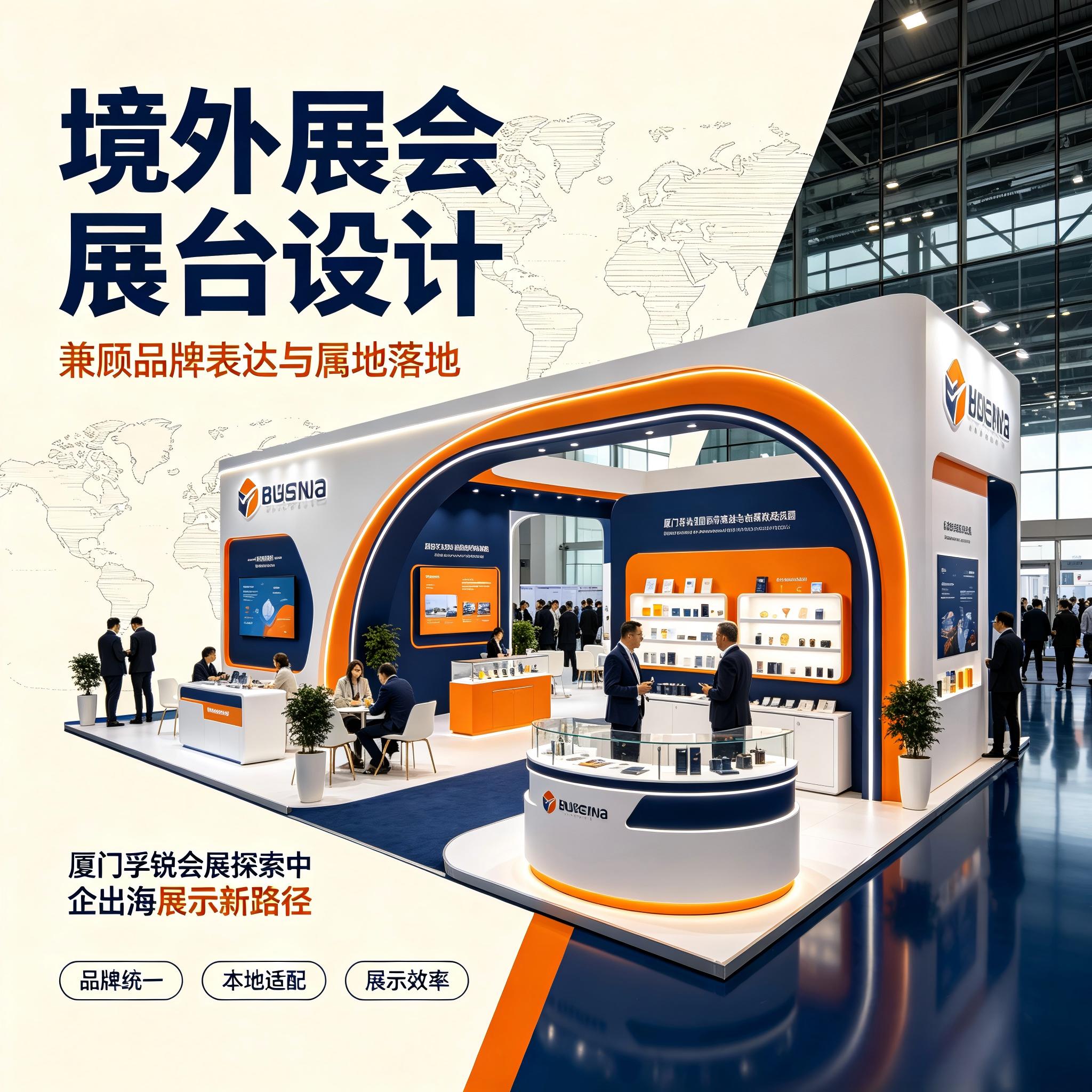 境外展会展台设计：兼顾品牌表达与属地落地 厦门孚锐会展探索中企出海展示新路径
